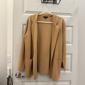 J. Crew Camel Open-Front Cardigan